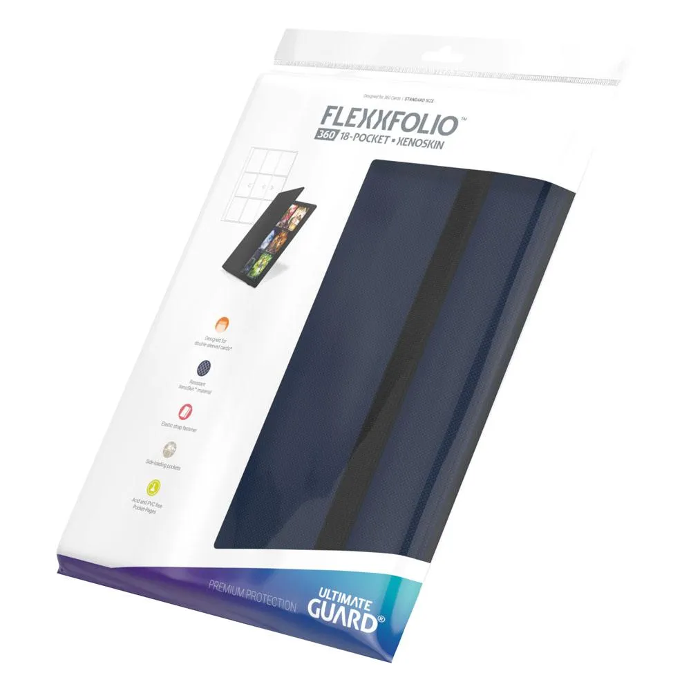 Ultimate Guard Flexxfolio (360 double-sleeved cards) 18-Pocket 70 x 94 mm Xenoskin - Blue